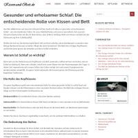 Gesunder und erholsamer Schlaf: Die entscheidende Rolle von Kissen und Bett